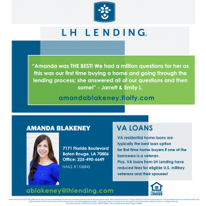 amanda blakeney loan officer va loan lh lending