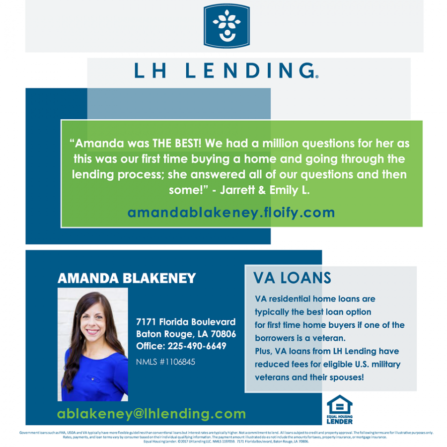 amanda blakeney loan officer va loan lh lending 