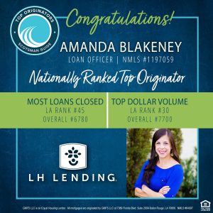 amanda blakeney lh lending top mortgage originator